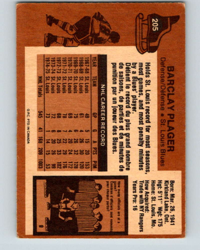1975-76 O-Pee-Chee #206 Don Lever  Vancouver Canucks  9429