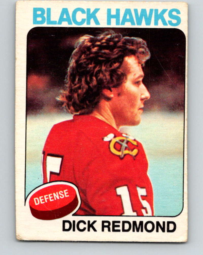 1975-76 O-Pee-Chee #218 Dick Redmond  Chicago Blackhawks  9441 Image 1
