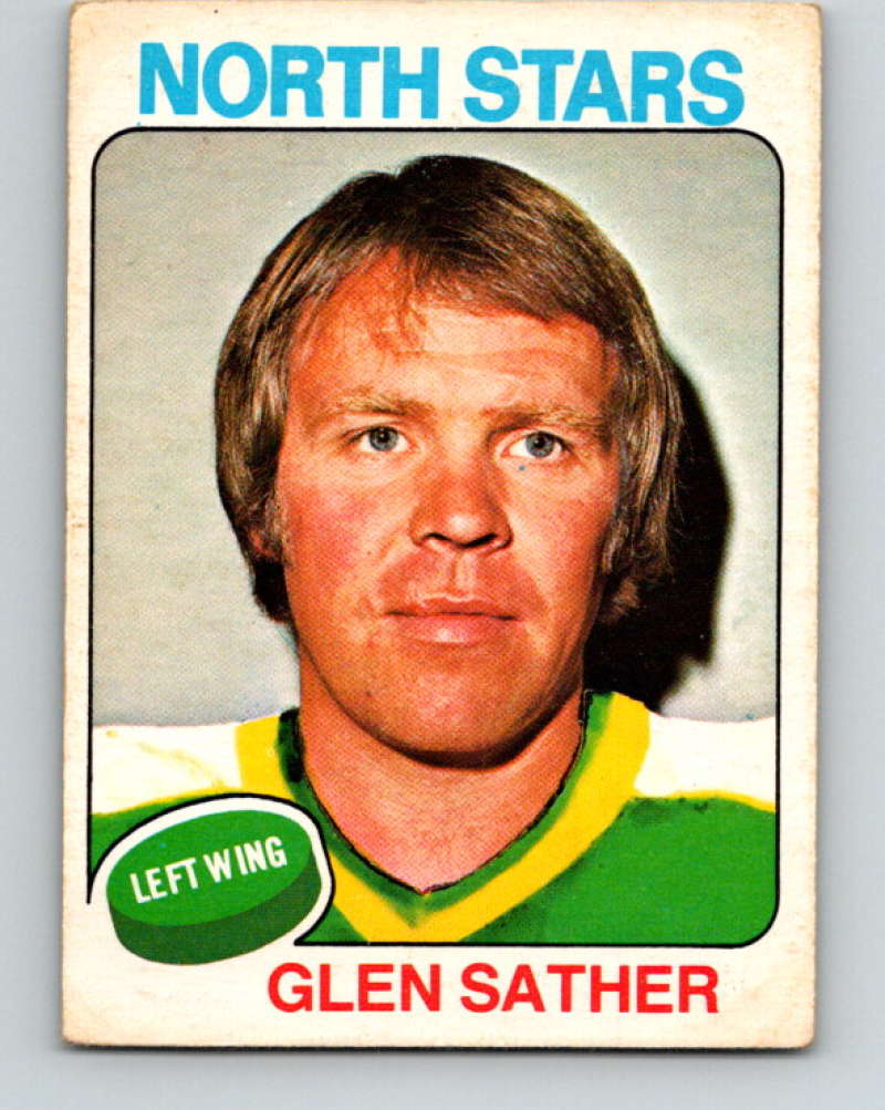 1975-76 O-Pee-Chee #222 Glen Sather  Minnesota North Stars  9445