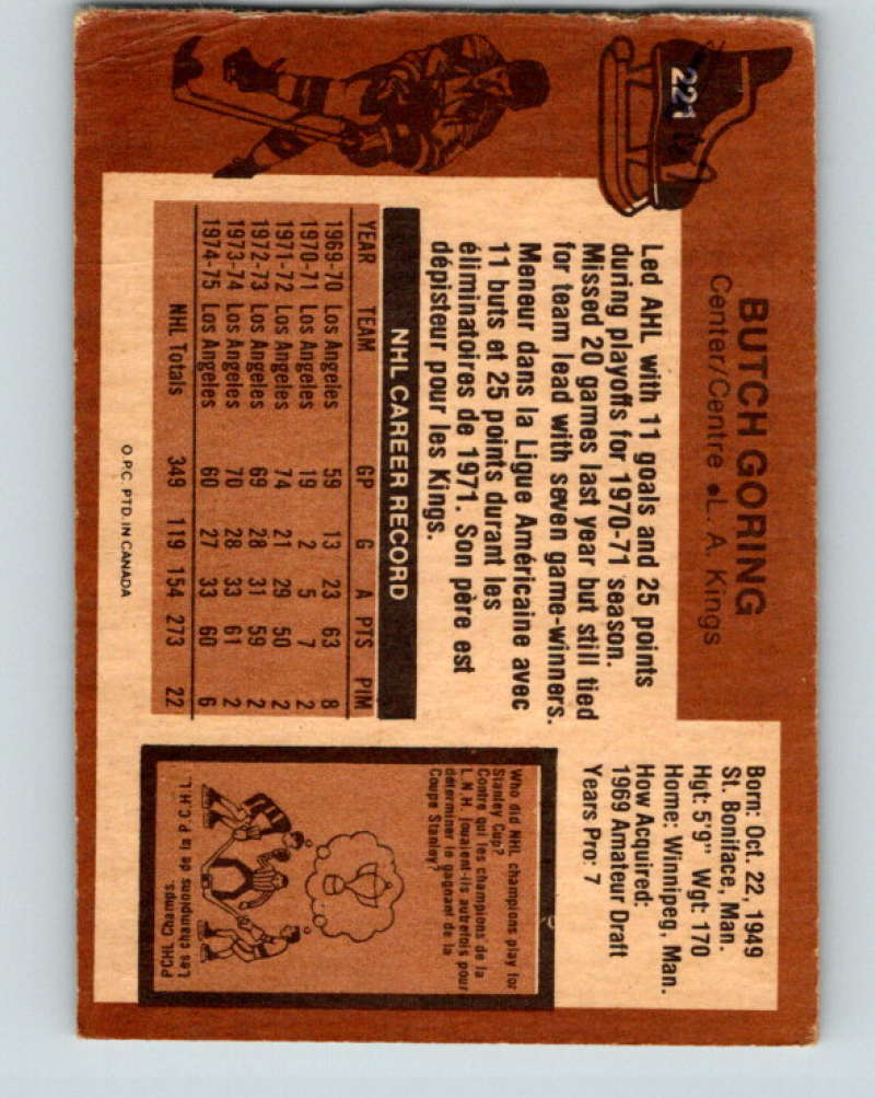 1975-76 O-Pee-Chee #222 Glen Sather  Minnesota North Stars  9445