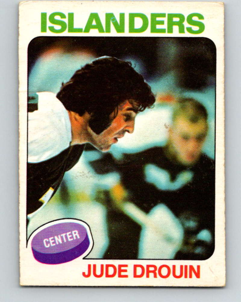 1975-76 O-Pee-Chee #224 Jude Drouin  New York Islanders  9447