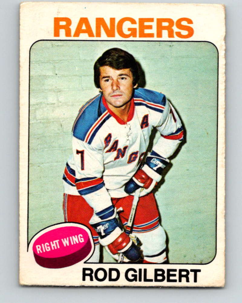 1975-76 O-Pee-Chee #225 Rod Gilbert  New York Rangers  9448 Image 1