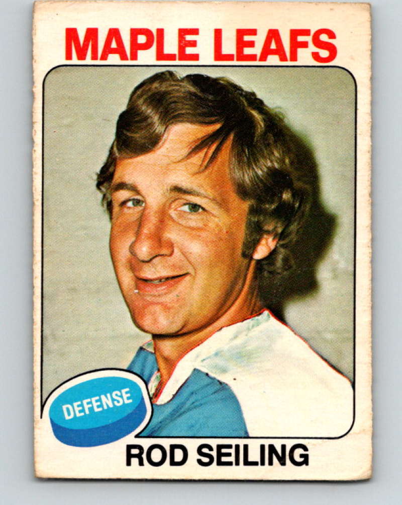 1975-76 O-Pee-Chee #229 Rod Seiling  Toronto Maple Leafs  9452 Image 1