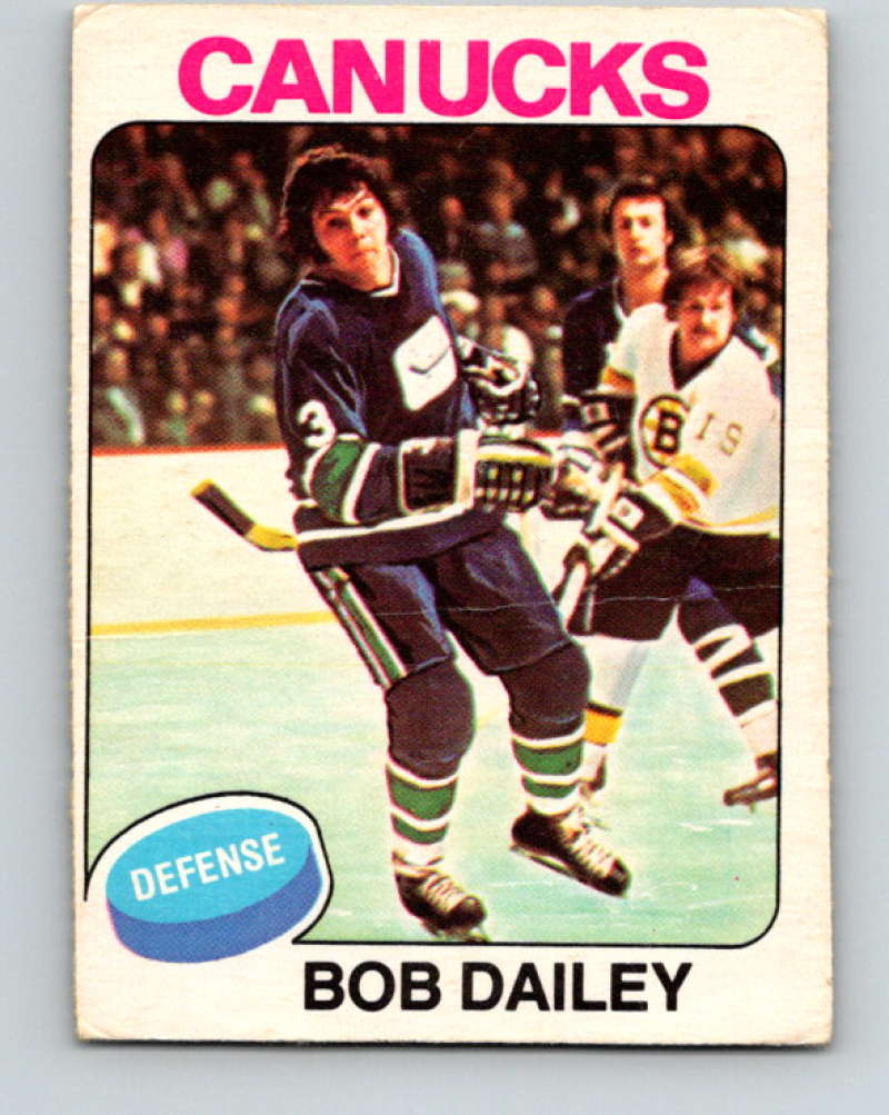 1975-76 O-Pee-Chee #231 Bob Dailey  Vancouver Canucks  9454 Image 1
