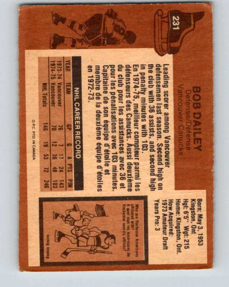 1975-76 O-Pee-Chee #232 Michel Belhumeur  Washington Capitals  9455