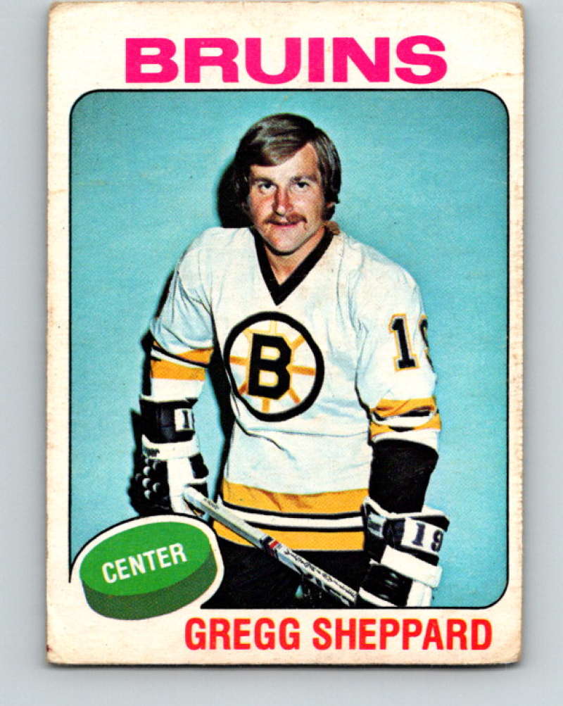 1975-76 O-Pee-Chee #235 Gregg Sheppard  Boston Bruins  9458 Image 1