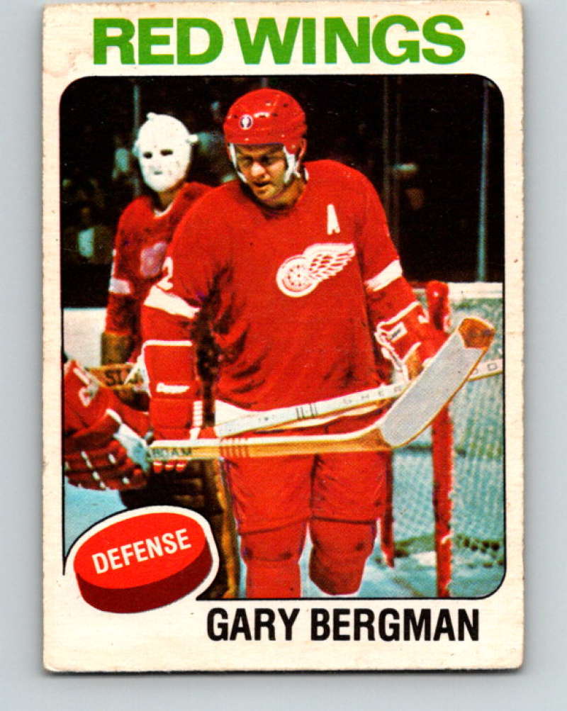 1975-76 O-Pee-Chee #236 Gary Bergman  Detroit Red Wings  9459