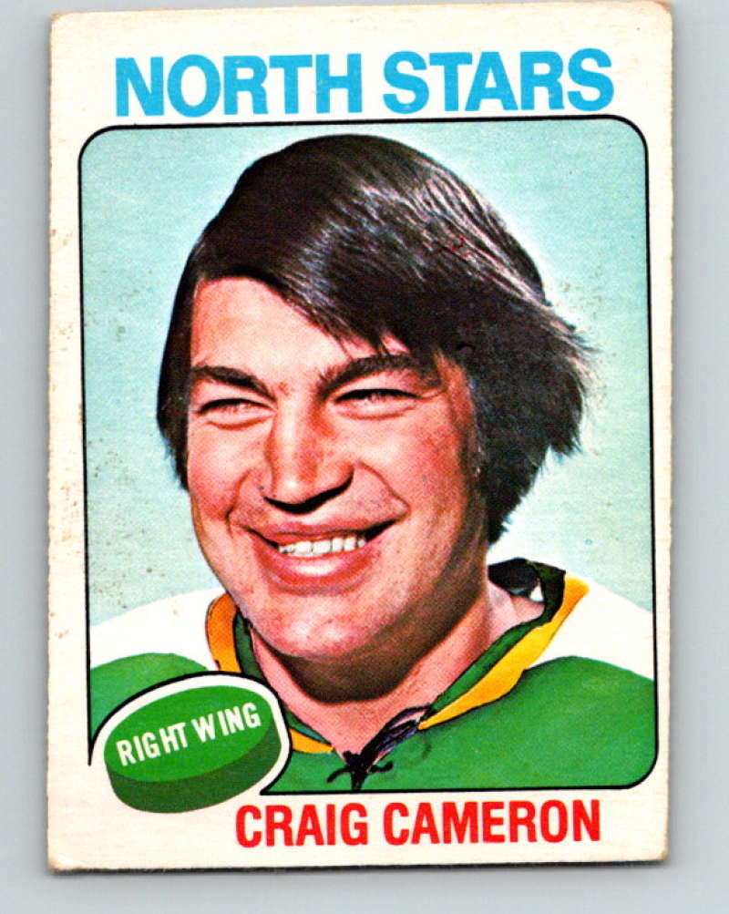 1975-76 O-Pee-Chee #239 Craig Cameron  Minnesota North Stars  9462 Image 1
