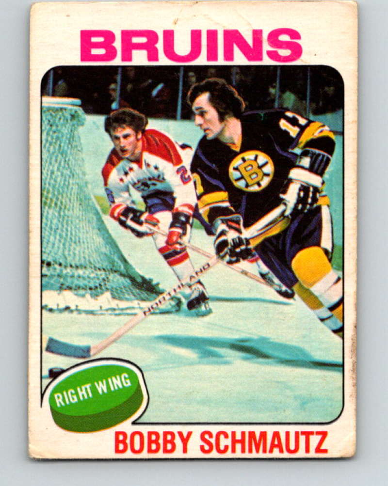 1975-76 O-Pee-Chee #251 Bobby Schmautz  Boston Bruins  9478 Image 1