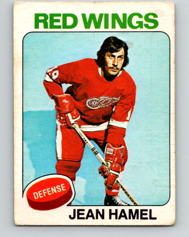1975-76 O-Pee-Chee #257 Jean Hamel  Detroit Red Wings  9484 Image 1