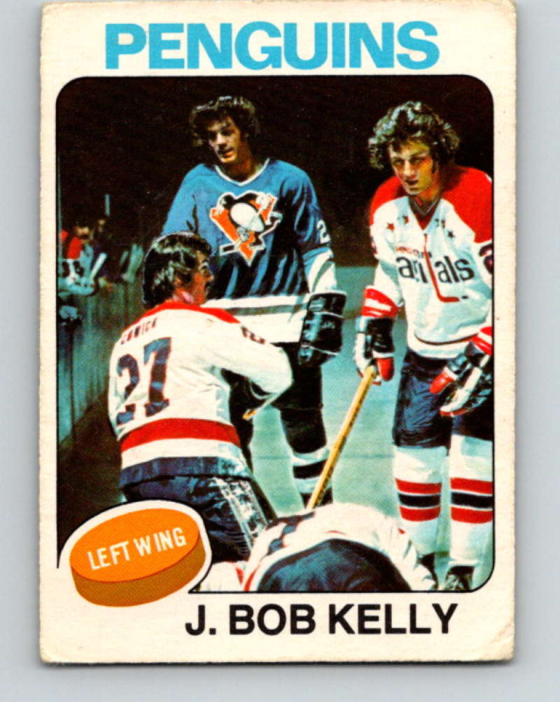 1975-76 O-Pee-Chee #263 J. Bob Kelly  Pittsburgh Penguins  9490 Image 1