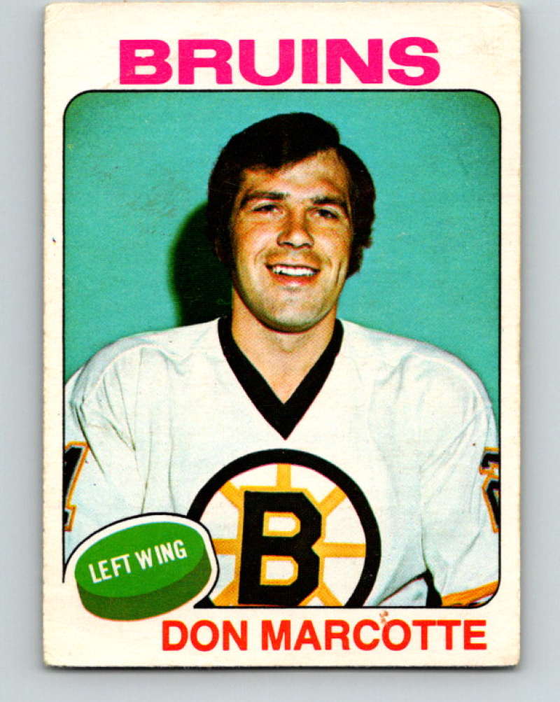 1975-76 O-Pee-Chee #269 Don Marcotte  Boston Bruins  9497 Image 1