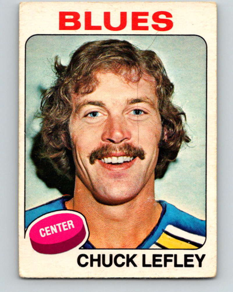 1975-76 O-Pee-Chee #282 Chuck Lefley  St. Louis Blues  9510