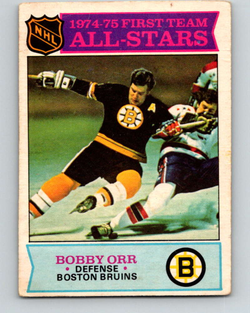 1975-76 O-Pee-Chee #288 Bobby Orr AS  Boston Bruins  9516