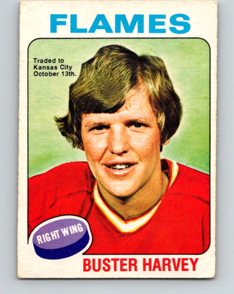 1975-76 O-Pee-Chee #298 Buster Harvey  Atlanta Flames  9526