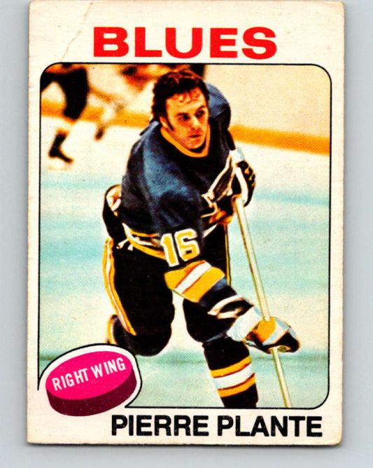 1975-76 O-Pee-Chee #309 Pierre Plante  St. Louis Blues  9537 Image 1