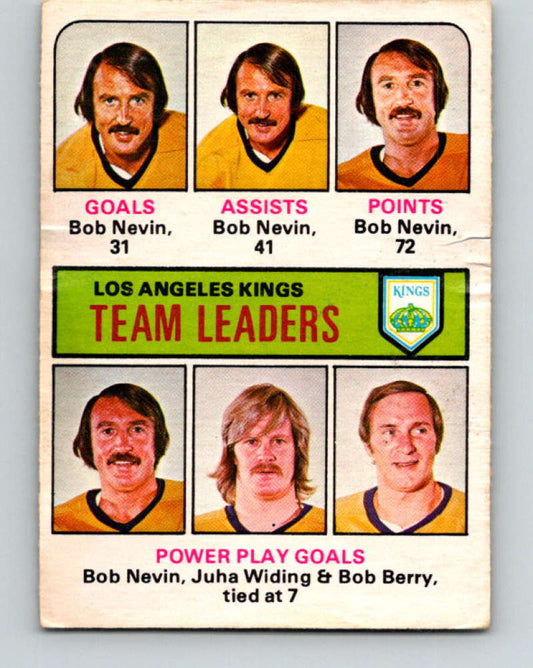 1975-76 O-Pee-Chee #320 Bob Berry TL  Los Angeles Kings  9548