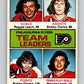 1975-76 O-Pee-Chee #325 Reggie Leach/Bobby Clarke TL  Philadelphia Flyers  9553 Image 1