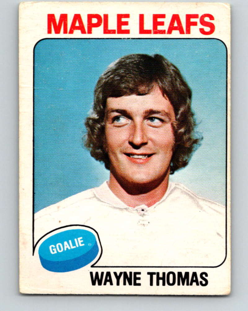 1975-76 O-Pee-Chee #347 Wayne Thomas  Toronto Maple Leafs  9575