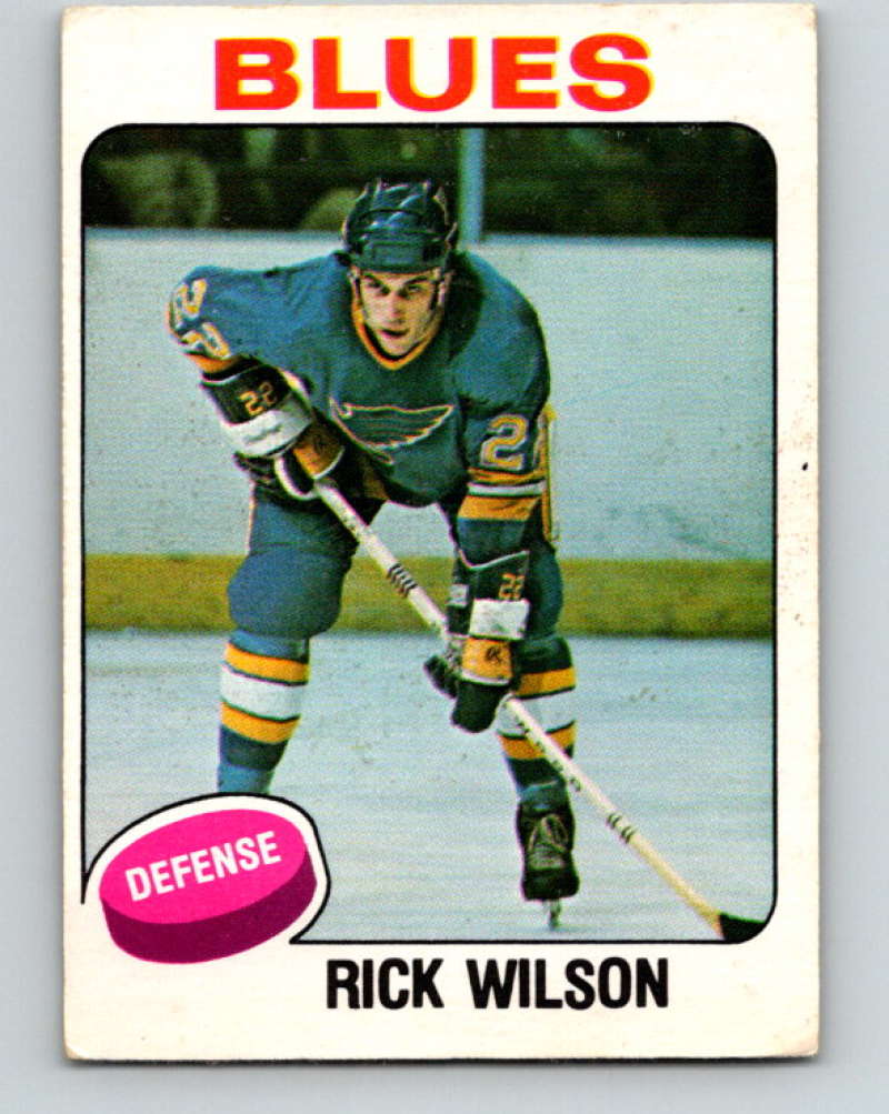 1975-76 O-Pee-Chee #356 Rick Wilson  St. Louis Blues  9584 Image 1