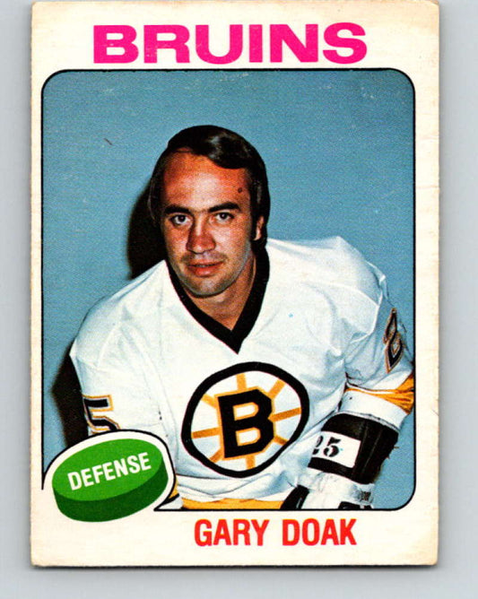 1975-76 O-Pee-Chee #358 Gary Doak  Boston Bruins  9586