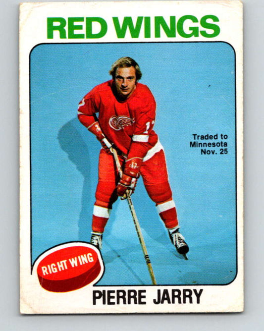 1975-76 O-Pee-Chee #359 Pierre Jarry  Detroit Red Wings  9587