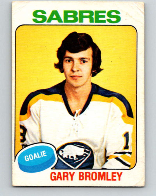 1975-76 O-Pee-Chee #368 Gary Bromley  Buffalo Sabres  9596