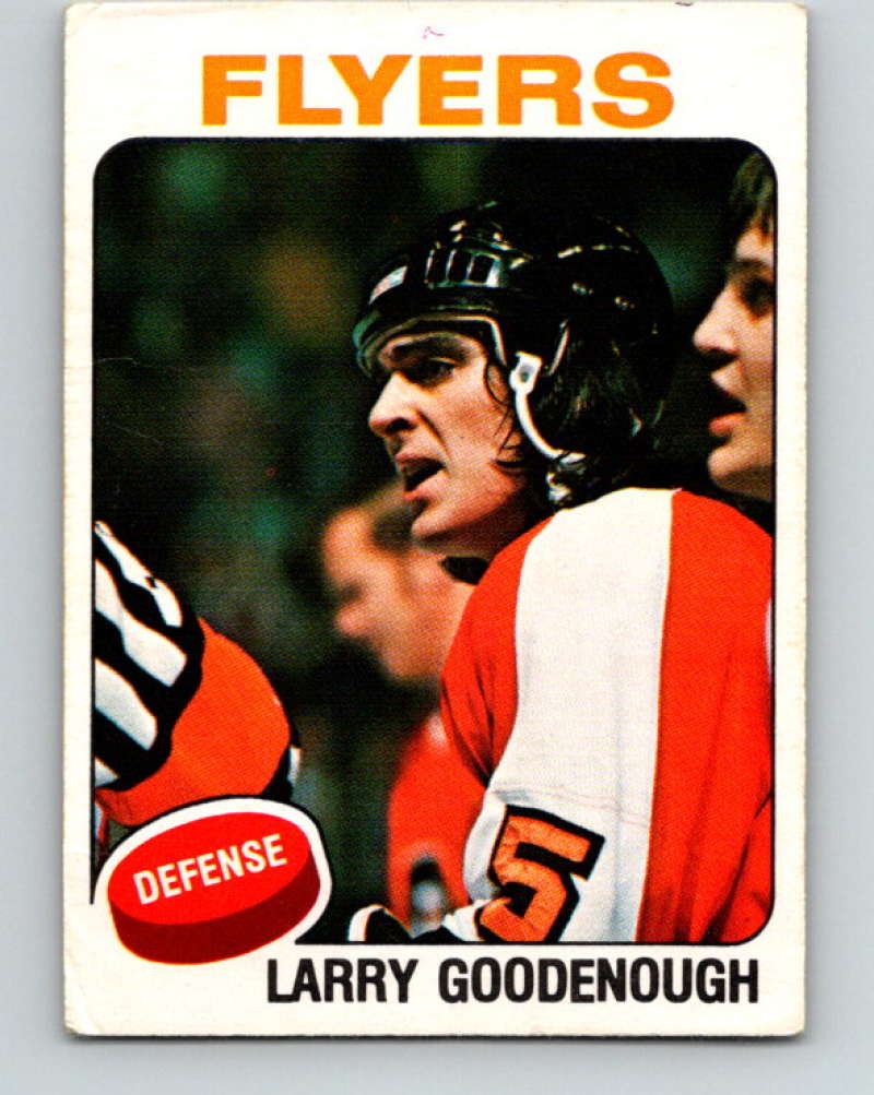 1975-76 O-Pee-Chee #373 Larry Goodenough  RC Rookie Philadelphia Flyers  9601