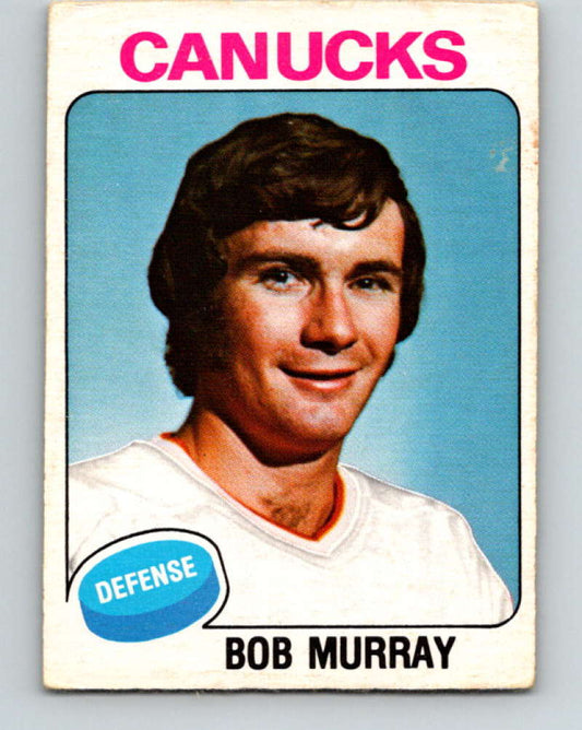 1975-76 O-Pee-Chee #386 Bob Murray  Vancouver Canucks  9614 Image 1