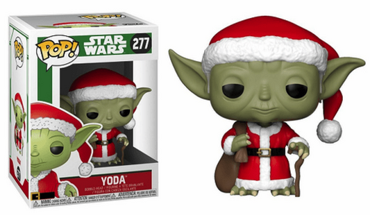 Funko Pop - 277 Star Wars Yoda as Santa Christmas Holiday Vinyl Figure Image 1