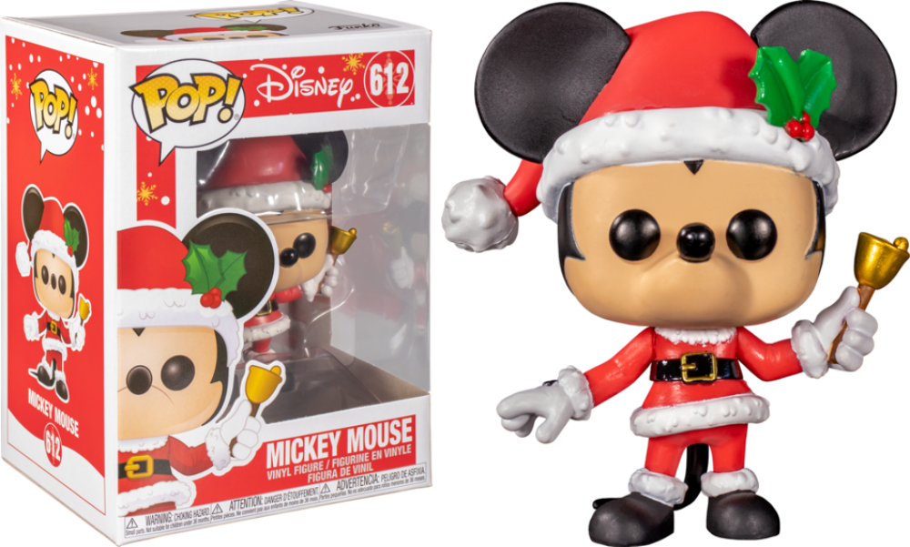 Funko Pop - 612 Disney - Mickey Mouse Christmas with Bell Vinyl Figure