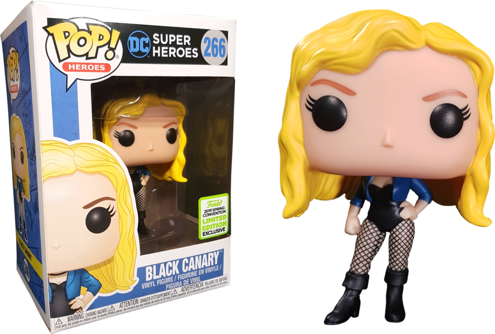 Funko Pop - 266 DC Super Heroes - Black Canary - Limited Edition Vinyl Figure Image 1