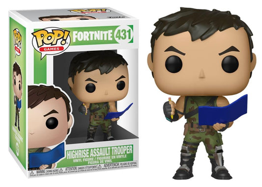 Funko Pop - 431 Games Fortnite - Highrise Assault Trooper Vinyl Figure Image 1