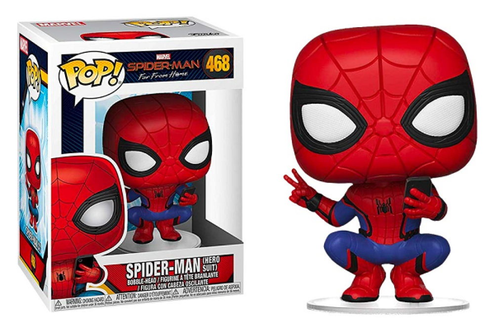 Funko Pop - 468 Spider Man Far From Home - Spider-Man (Hero Suit) Vinyl Figure