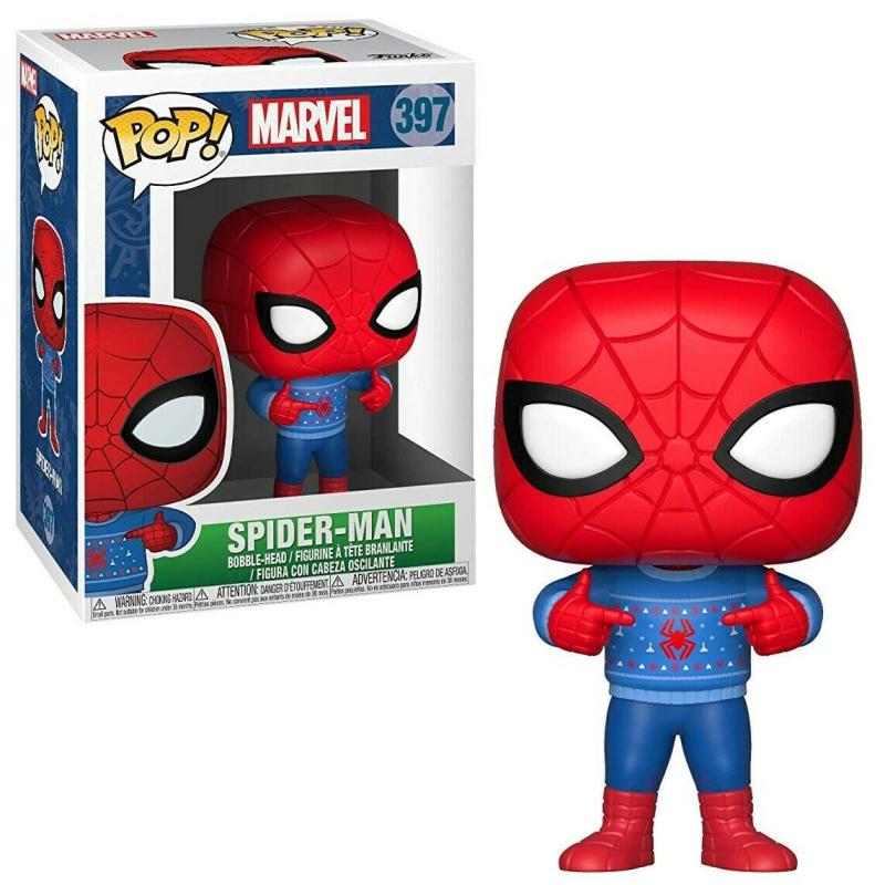 Funko Pop - 397 Marvel Spider Man - Spider-Man (Bobble-Head) Vinyl Figure