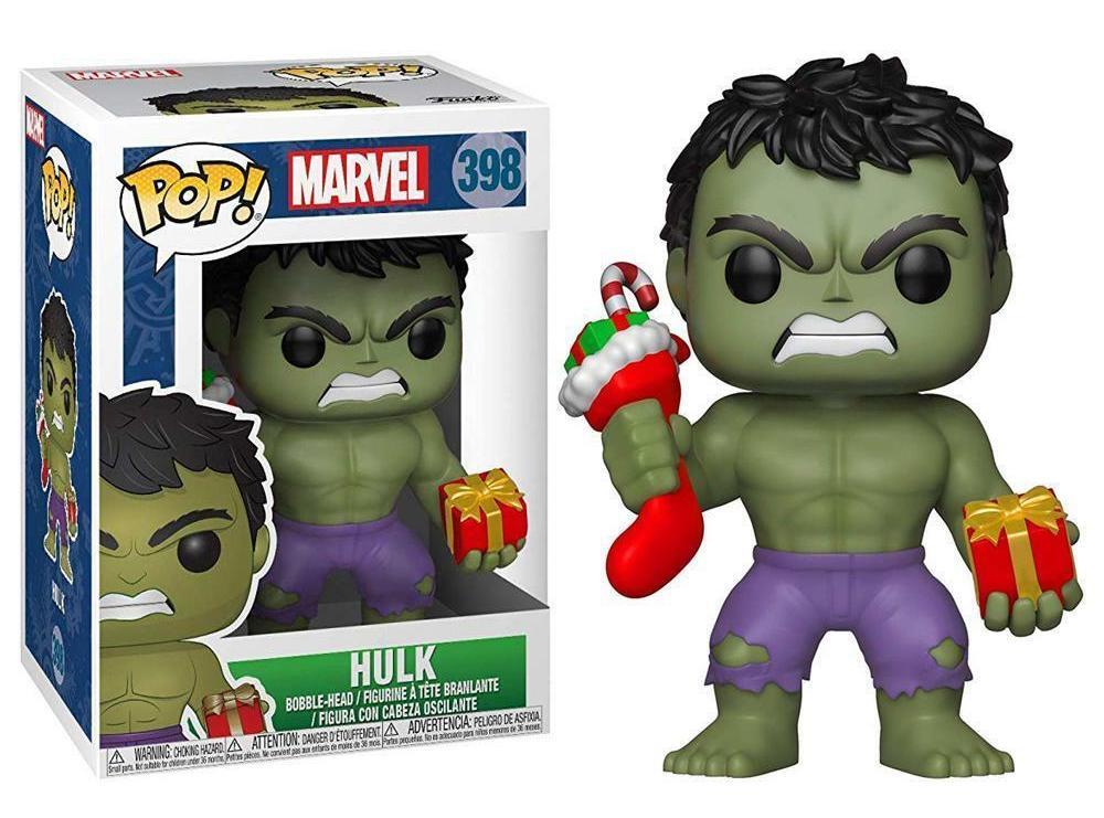 Funko Pop - 398 Marvel - Hulk (Bobble-Head) Vinyl Figure Image 1