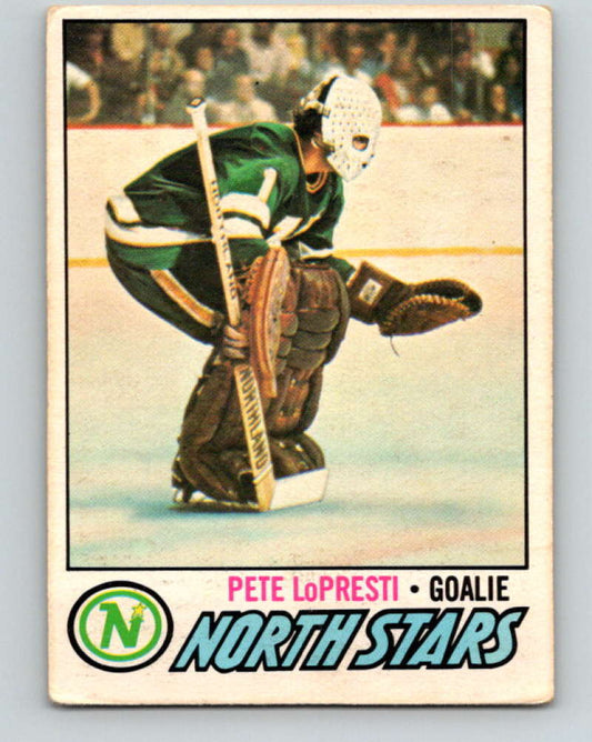 1977-78 O-Pee-Chee #13 Pete LoPresti NHL  North Stars 9636 Image 1