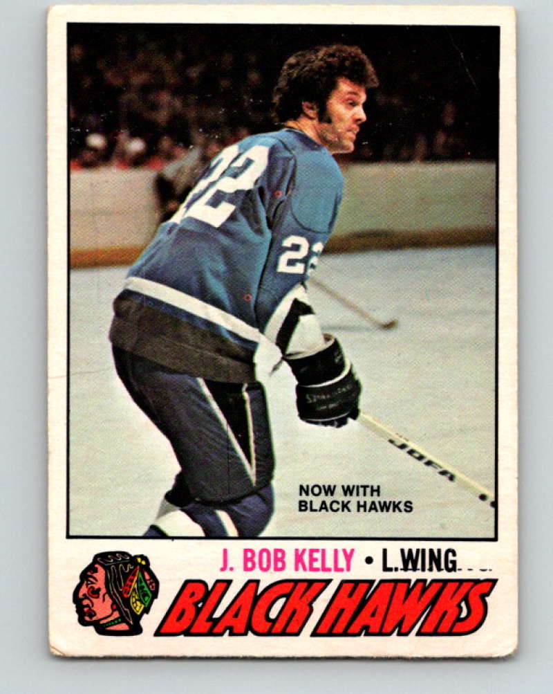 1977-78 O-Pee-Chee #14 J. Bob Kelly NHL  Blackhawks 9637 Image 1