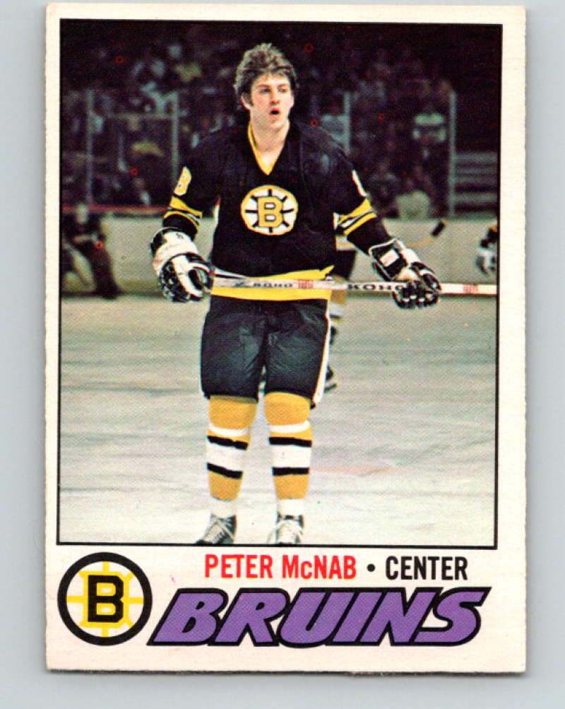 1977-78 O-Pee-Chee #18 Peter McNab NHL  Bruins 9641