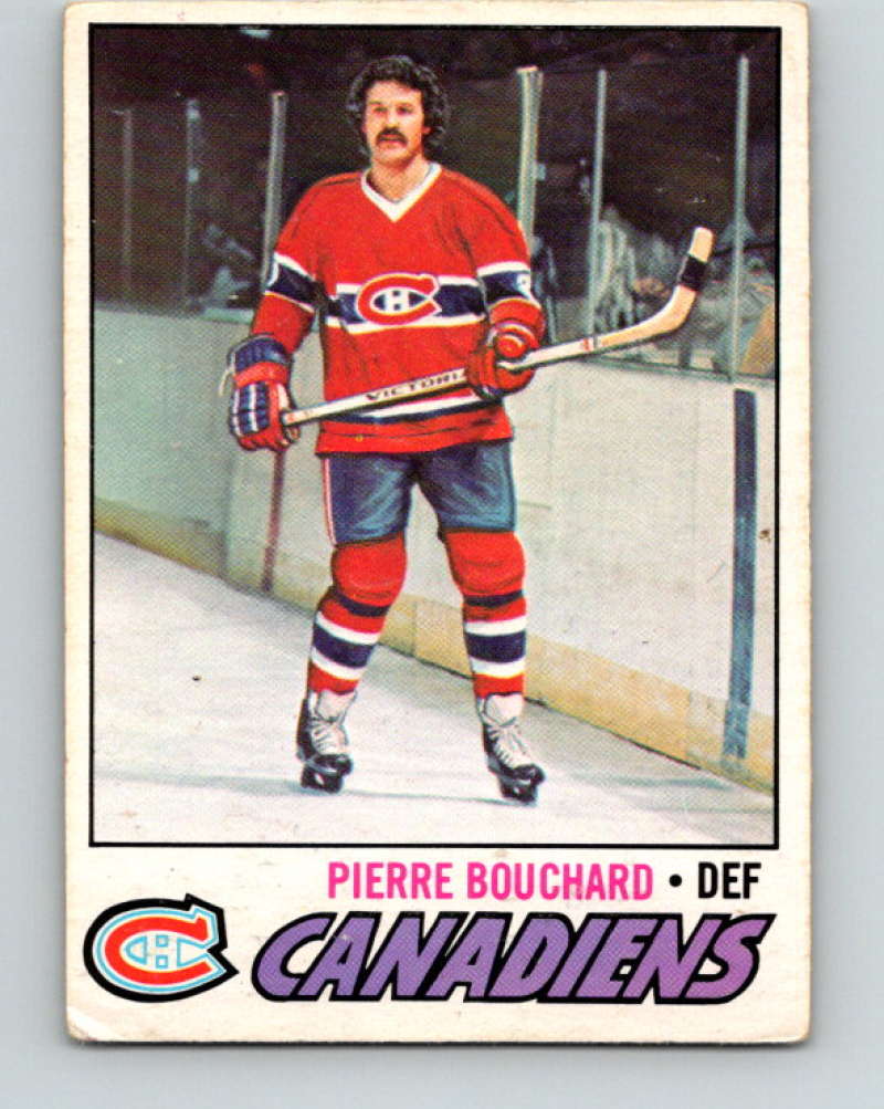 1977-78 O-Pee-Chee #20 Pierre Bouchard NHL  Canadiens 9643