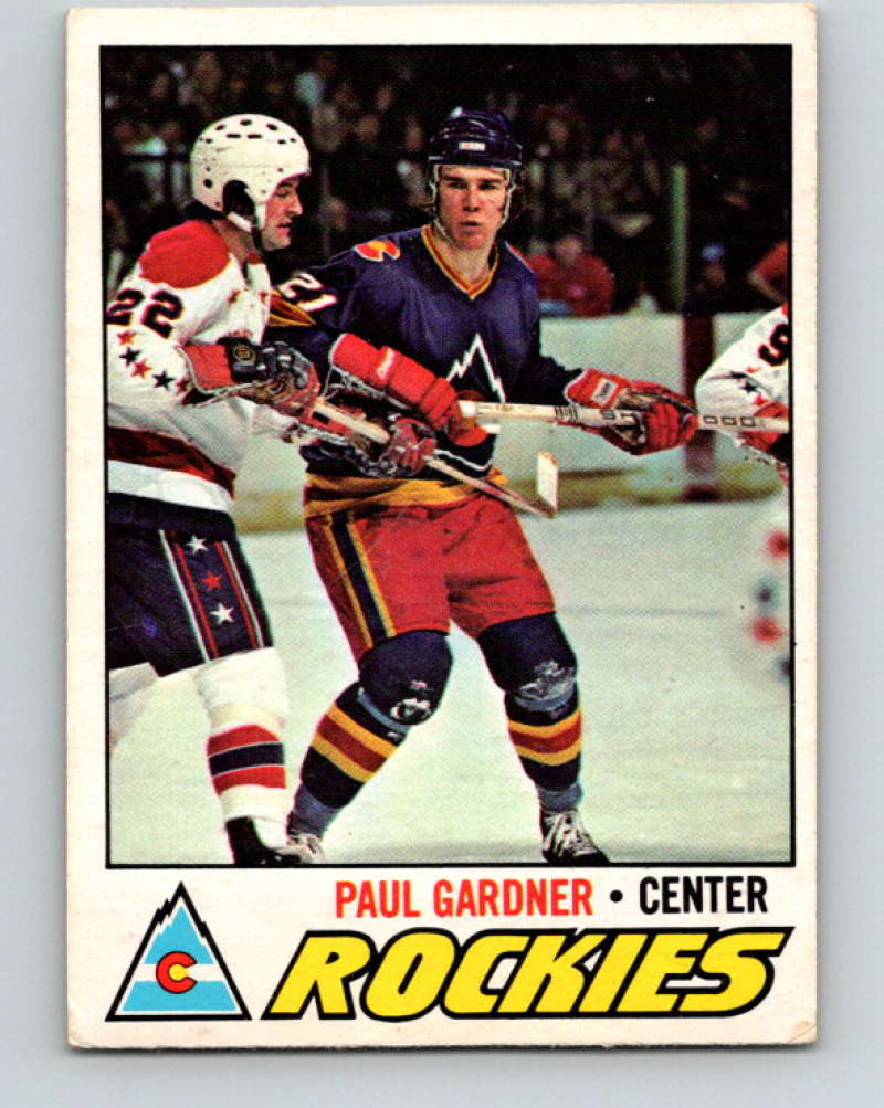 1977-78 O-Pee-Chee #24 Paul Gardner NHL  RC Rookie Rockies 9647 Image 1