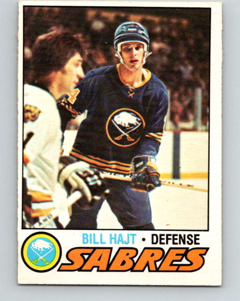 1977-78 O-Pee-Chee #27 Bill Hajt NHL  Sabres 9650 Image 1