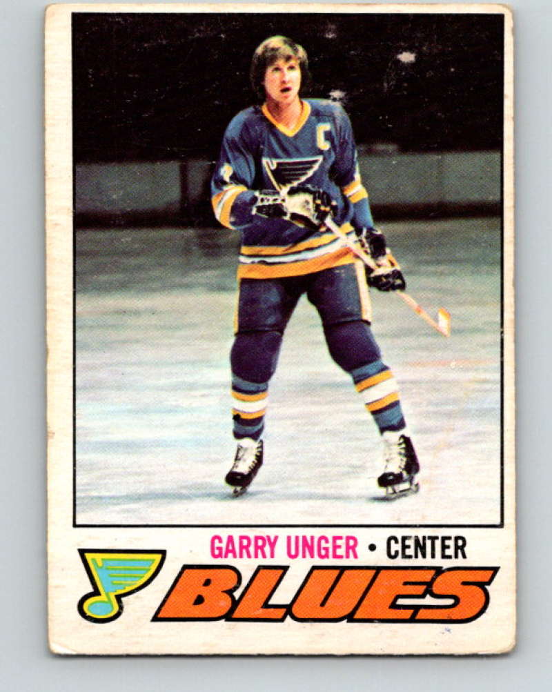 1977-78 O-Pee-Chee #35 Garry Unger NHL  Blues 9658 Image 1