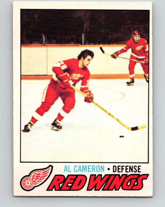 1977-78 O-Pee-Chee #48 Al Cameron NHL  RC Rookie Red Wings 9674