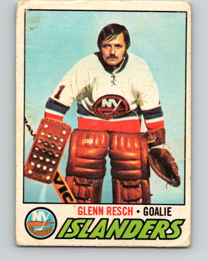 1977-78 O-Pee-Chee #50 Glenn Resch NHL  NY Islanders 9676 Image 1