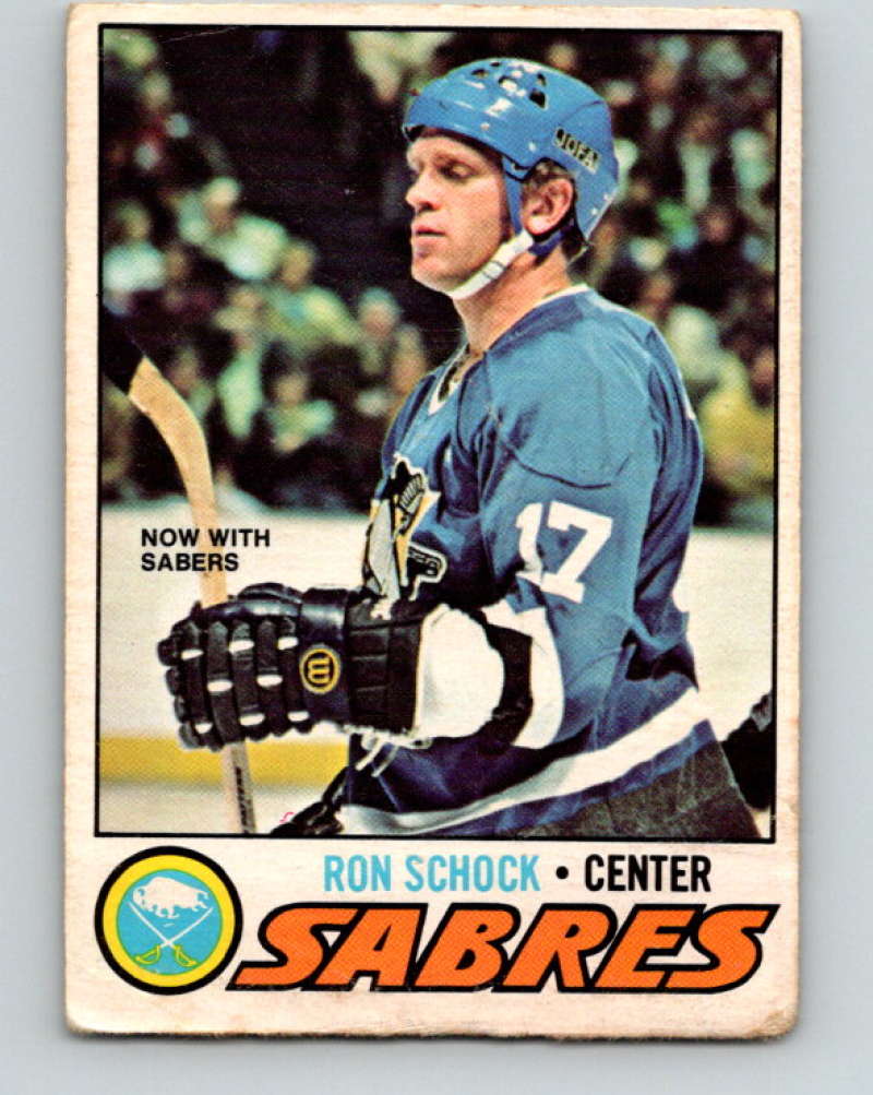 1977-78 O-Pee-Chee #51 Ron Schock NHL  Sabres 9677 Image 1