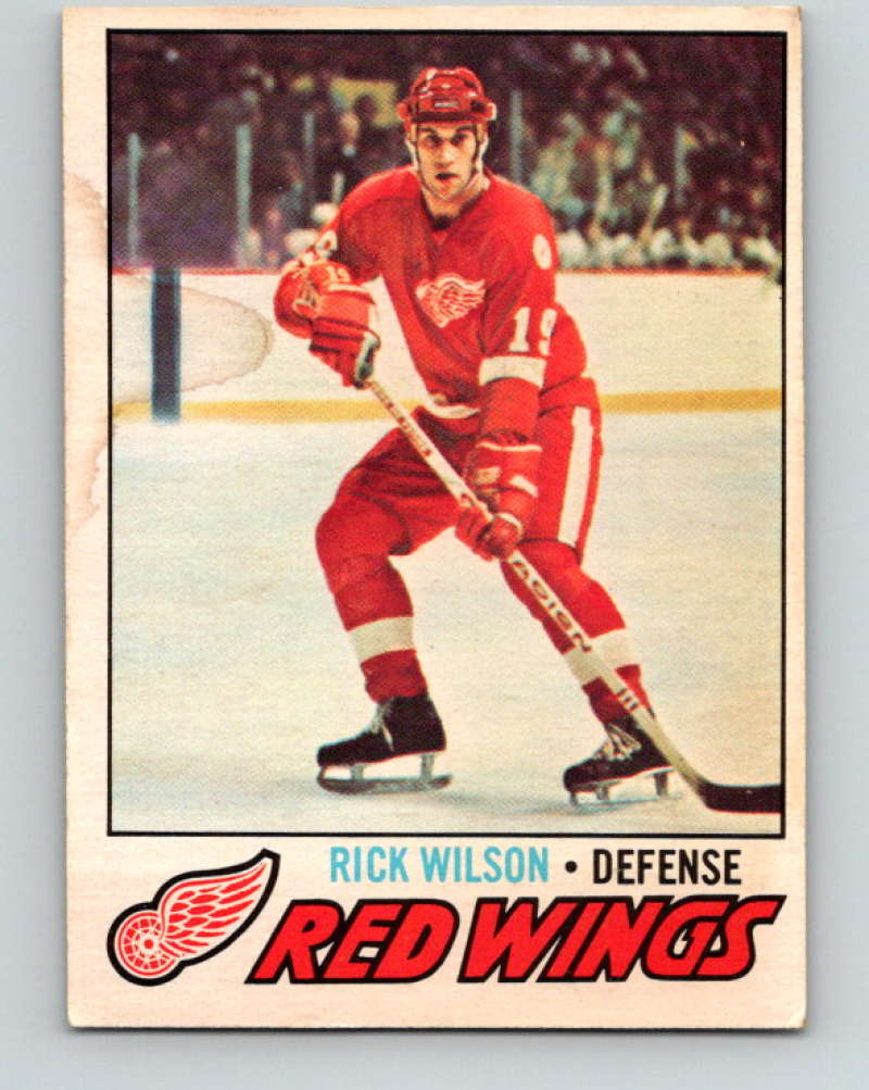 1977-78 O-Pee-Chee #57 Rick Wilson NHL  Red Wings 9683 Image 1