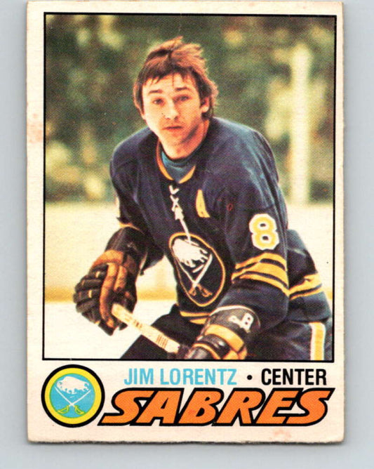 1977-78 O-Pee-Chee #58 Jim Lorentz NHL  Sabres 9684