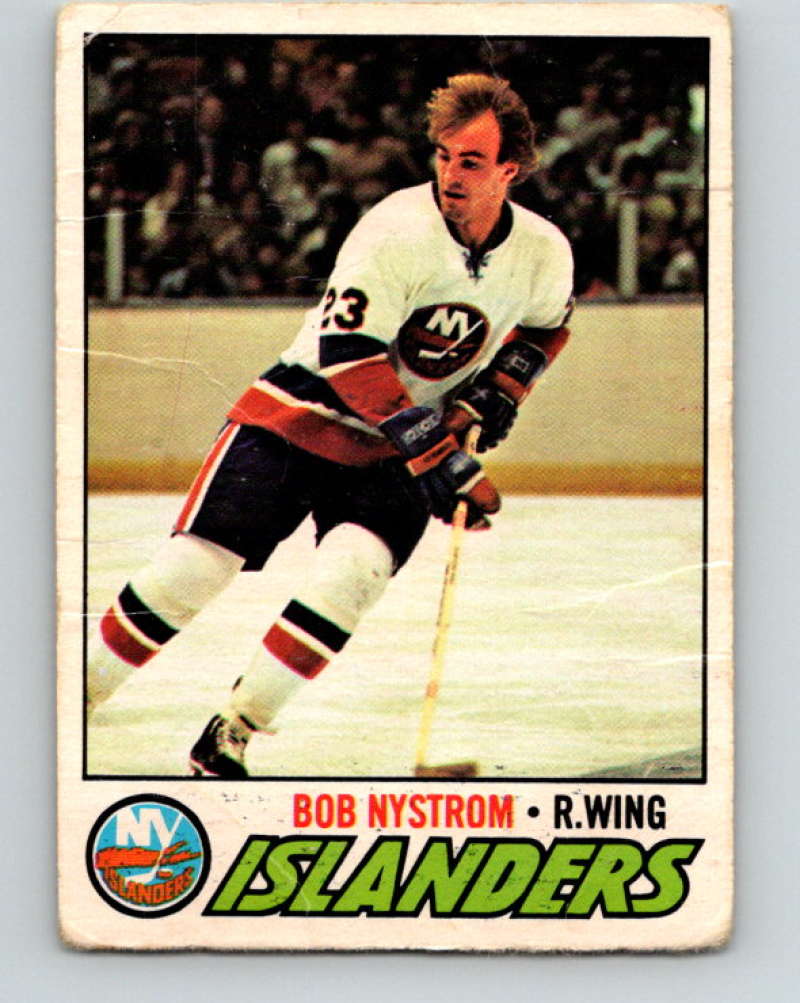 1977-78 O-Pee-Chee #62 Bob Nystrom NHL  NY Islanders 9688 Image 1