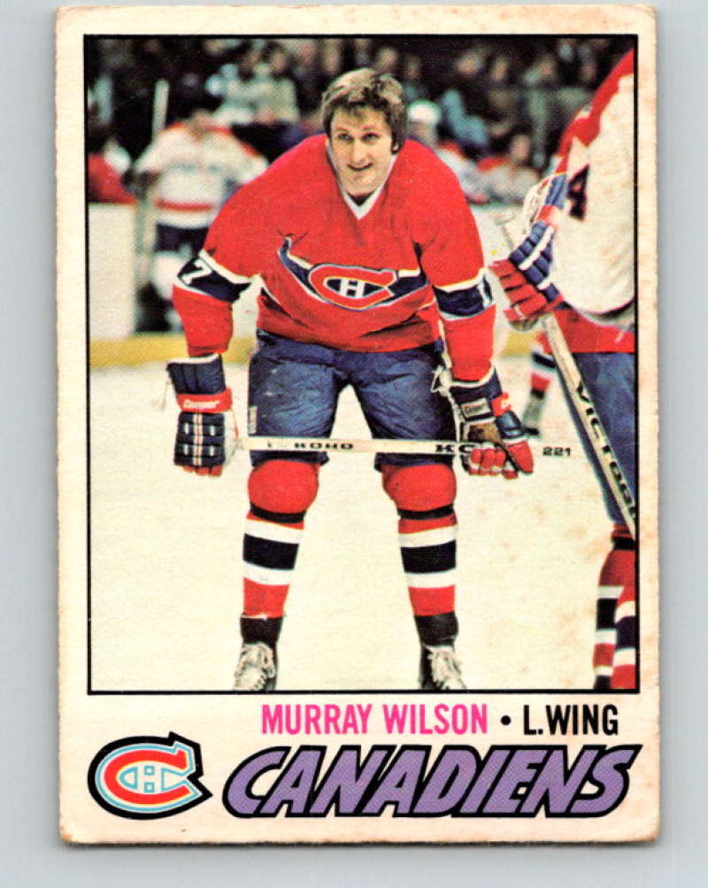 1977-78 O-Pee-Chee #69 Murray Wilson NHL  Canadiens 9695